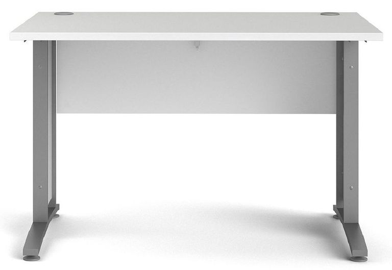 Prima White and Grey 120cm Desk