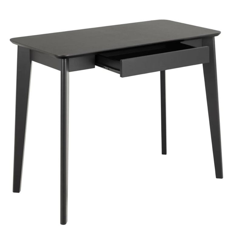 Roxby Desk - 1 Drawer - Black