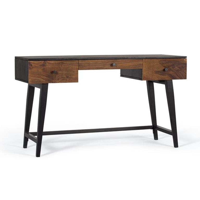 Venedocia Desk - 3 Drawer - Mango Wood