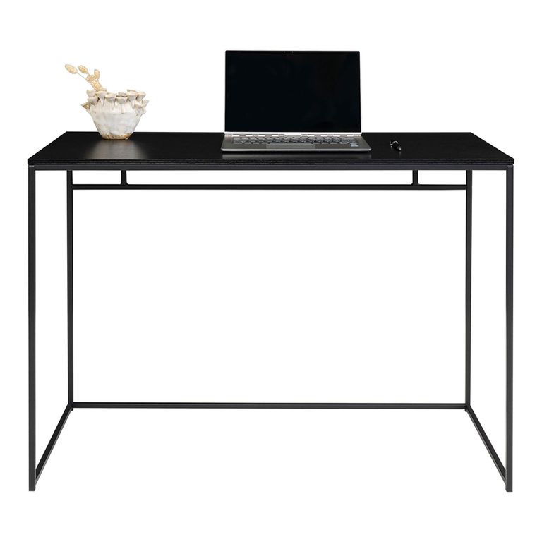 Vita Writing Desk - Black Melamine