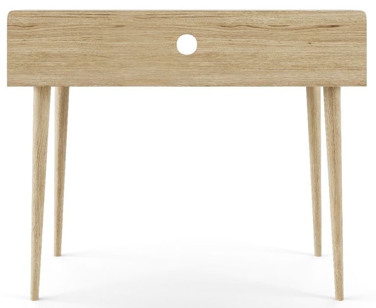 Yell White Study Home Office Desk - AW3180