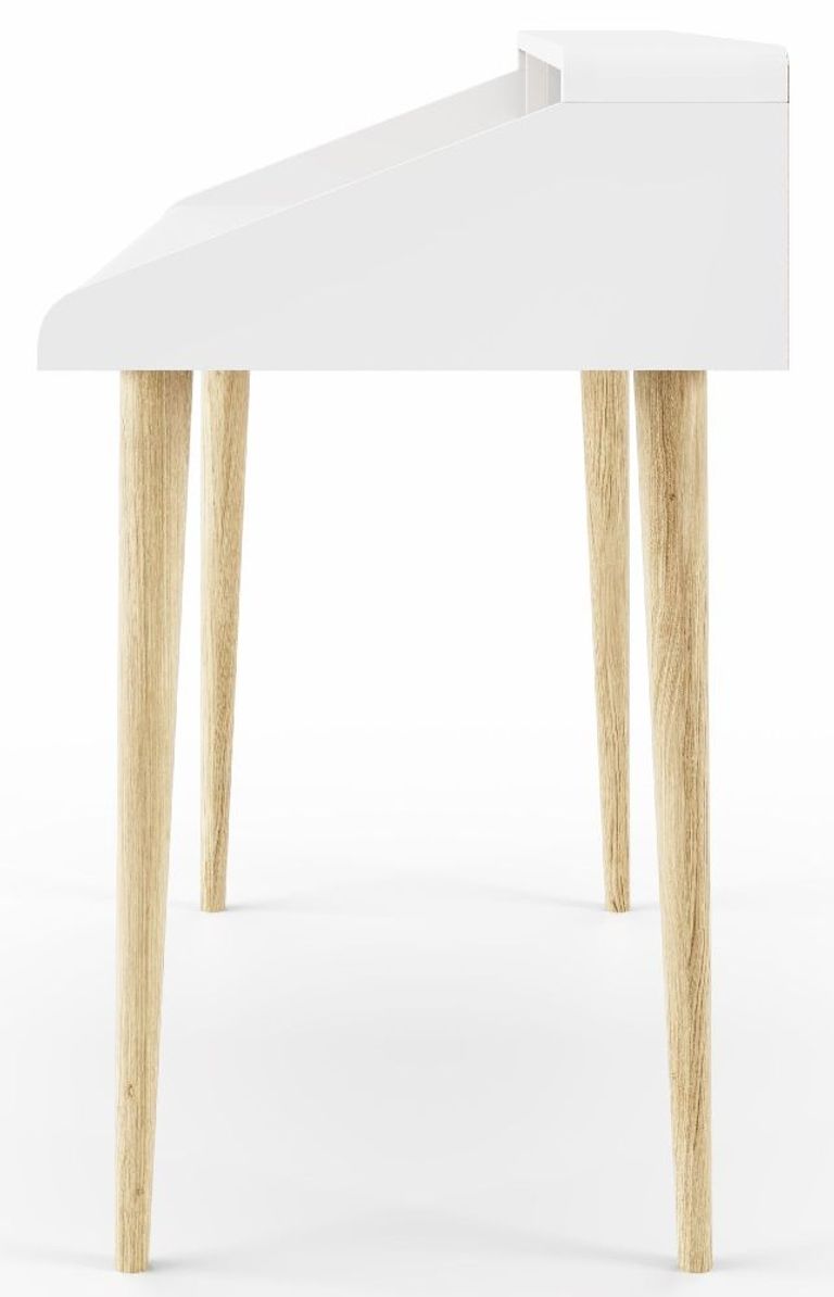 Yell White Study Home Office Desk - AW3180