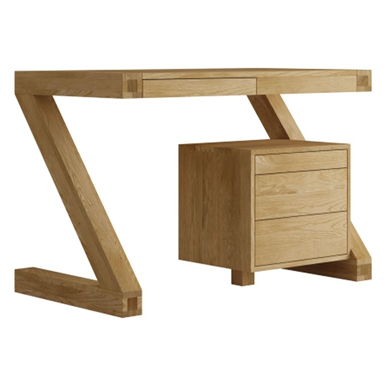 Z Designer Desk - Small - Oak