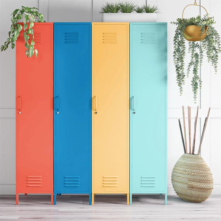 Novogratz Cache Tall Locker Storage Cabinet - Mint - 5244811COMNUK