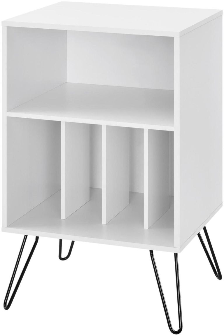 Contra Turntable Stand in White - 1324015COMUK