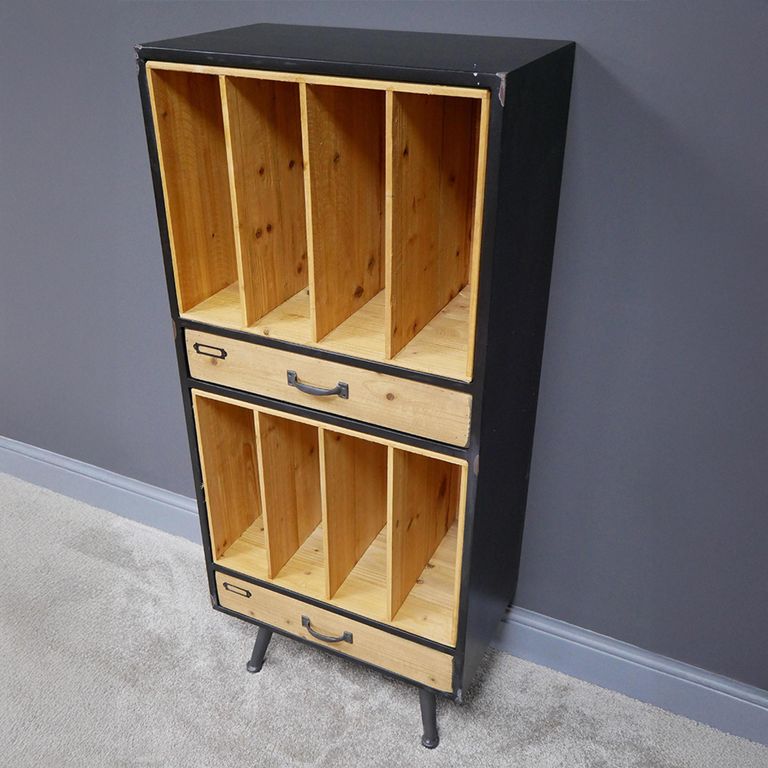 Filing Cabinet - Tall - Fir Wood