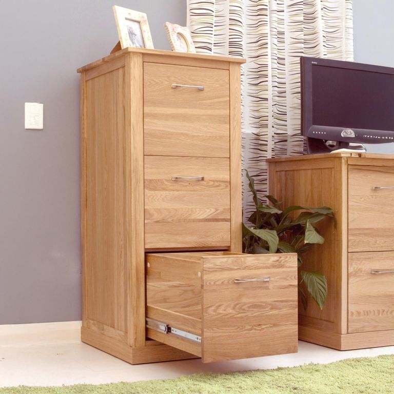 Mobel Oak Filing Cabinet