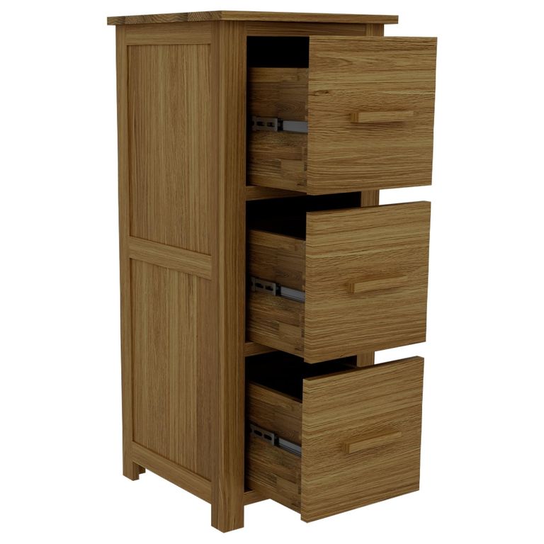 Opus Filing Cabinet - 3 Drawer - Oak