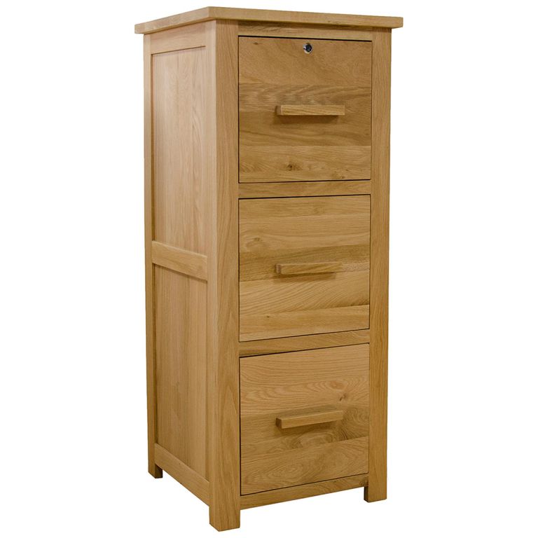 Opus Filing Cabinet - 3 Drawer - Oak