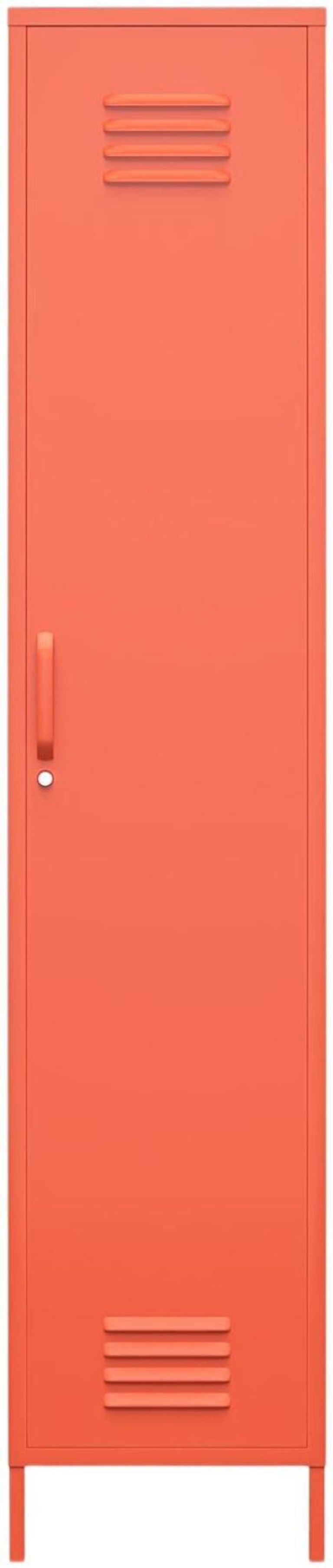 Nowata Cache Orange Tall Locker Storage Cabinet - 5244813COMNUK
