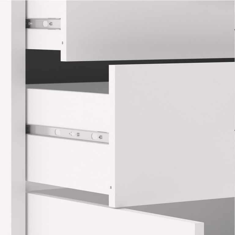 Prima White 2 Door 2 Drawer Filing Cabinet