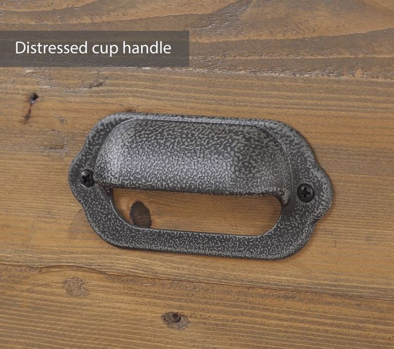 Urban Elegance Reclaimed Wood Filing Cabinet - 2 Drawer