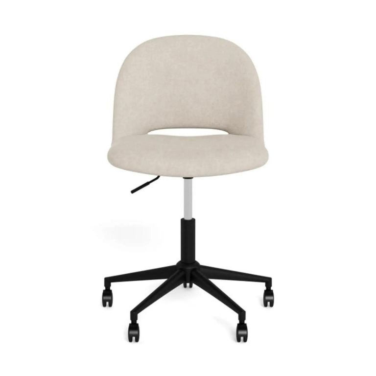 Allan Swivel Office Chair - Beige Fabric