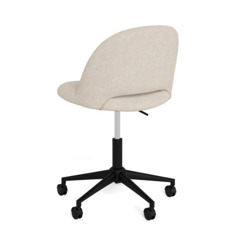 Allan Swivel Office Chair - Beige Fabric