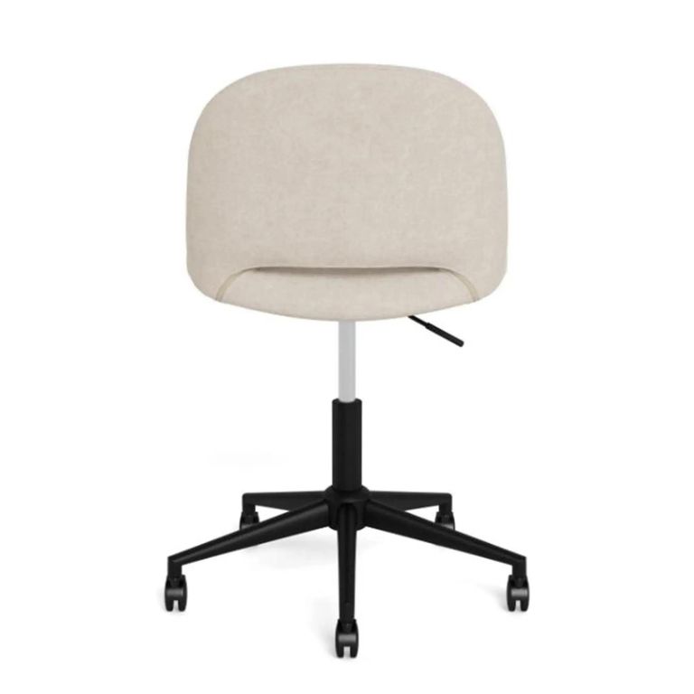Allan Swivel Office Chair - Beige Fabric