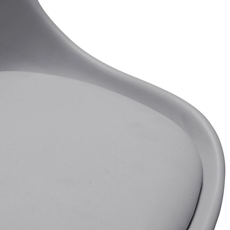 Erika Office Chair - Grey Faux Leather