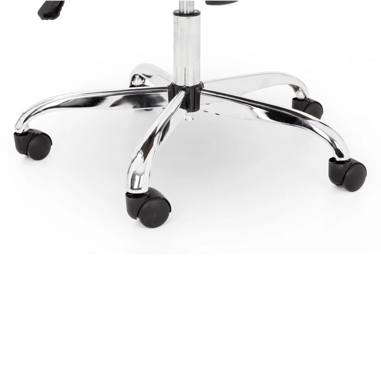 Gio Office Chair - Ivory Faux Leather