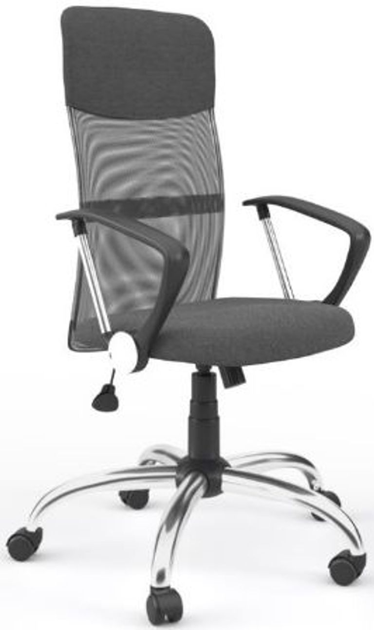 Anne Grey Fabric Office Chair - AOC4087GRY