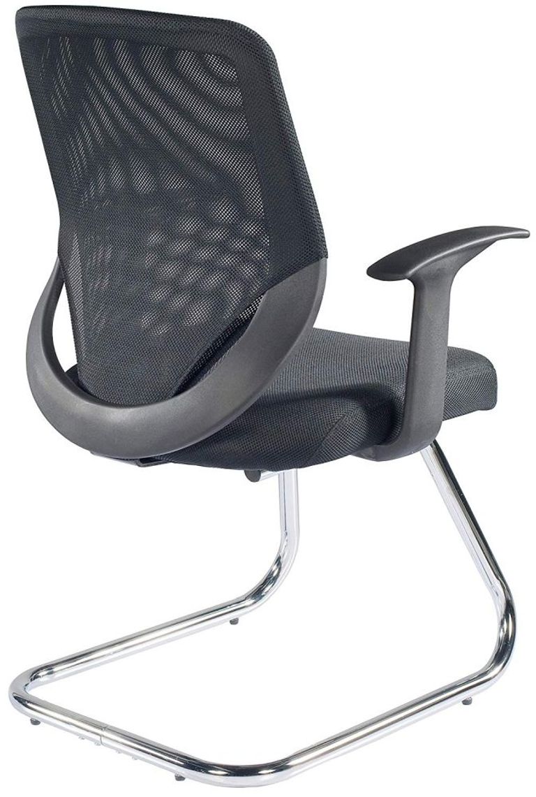Atlantic Mesh Back Visitor Chair - Black - AOC9201-V-BLK