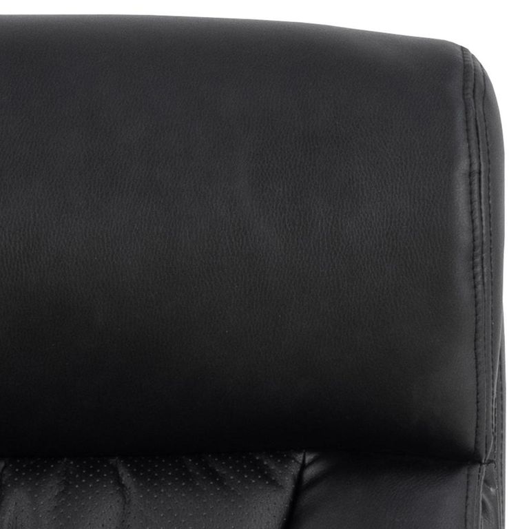 Benson Office Chair - Black Faux Leather