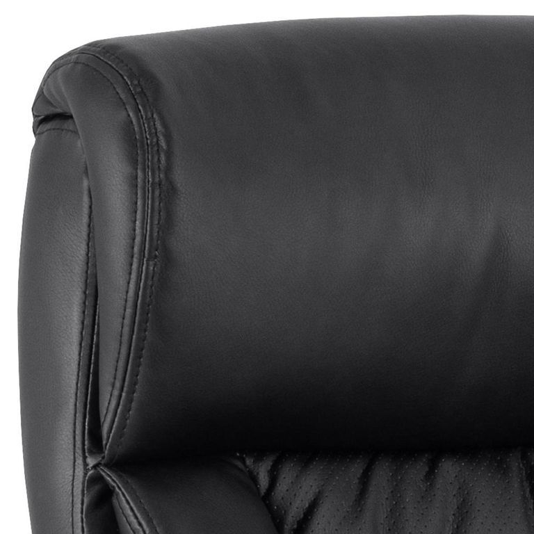 Benson Office Chair - Black Faux Leather