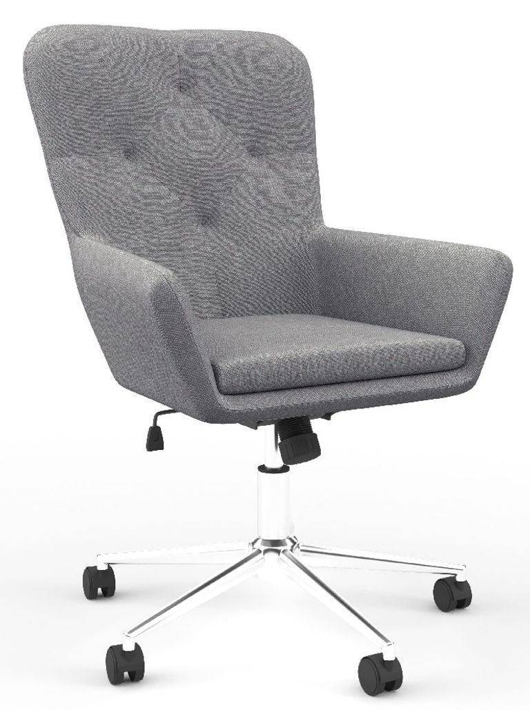 Benzie Grey Fabric Office Chair - AOC4482GRY
