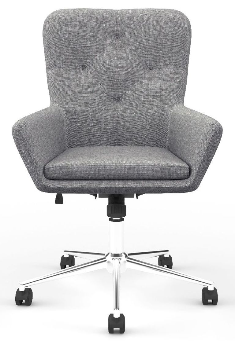 Benzie Grey Fabric Office Chair - AOC4482GRY