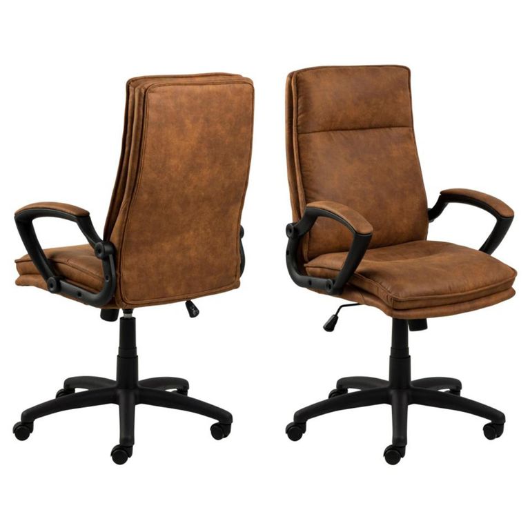 Brad Office Chair - Camel Fabric