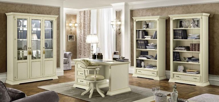 Treviso Home Office Swivel Chair - White Ash