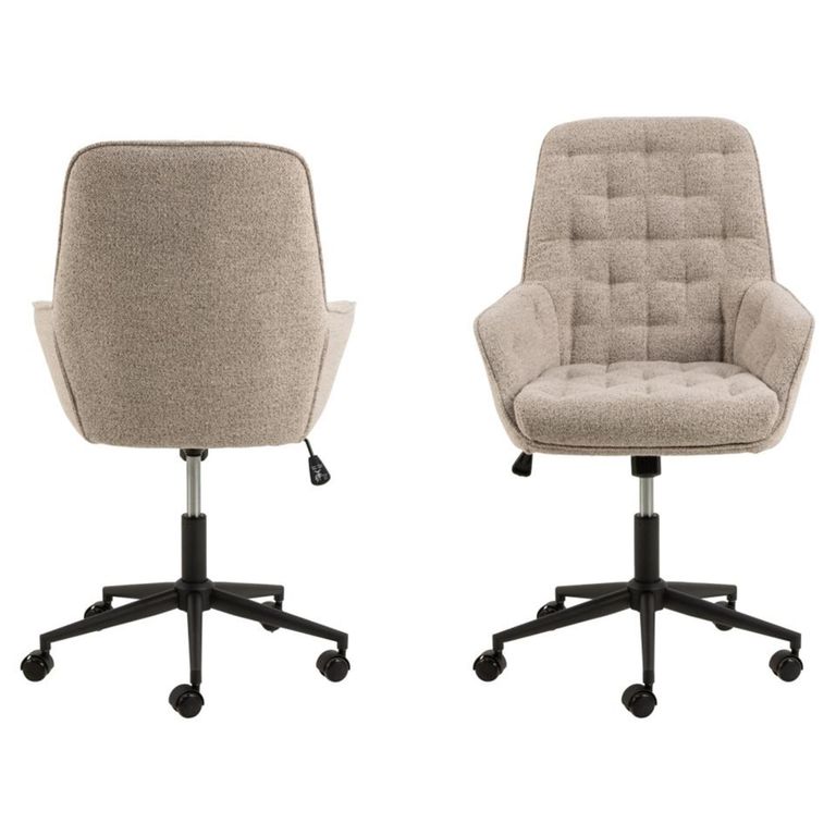Erik Office Chair - Beige Fabric