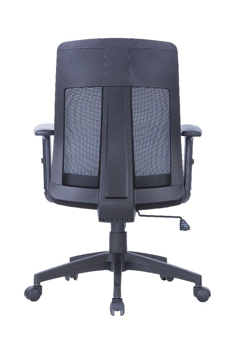 Leake Grey Mesh Operator Chair With Arms - AOC1705GRY