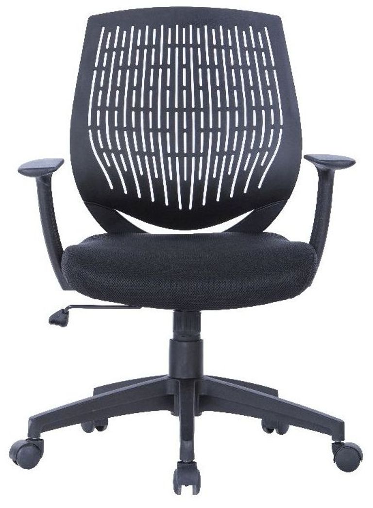 Meigs Black Task Operator Chair With Arms - AOC5460BLK