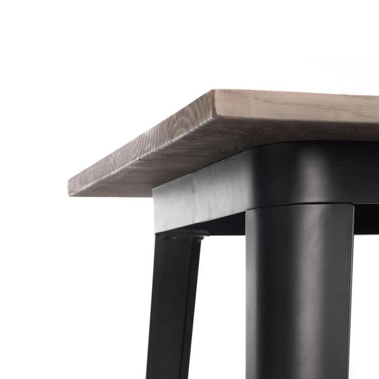 Grafton Bar Set - 4 Stools - Elm Wood - Industrial