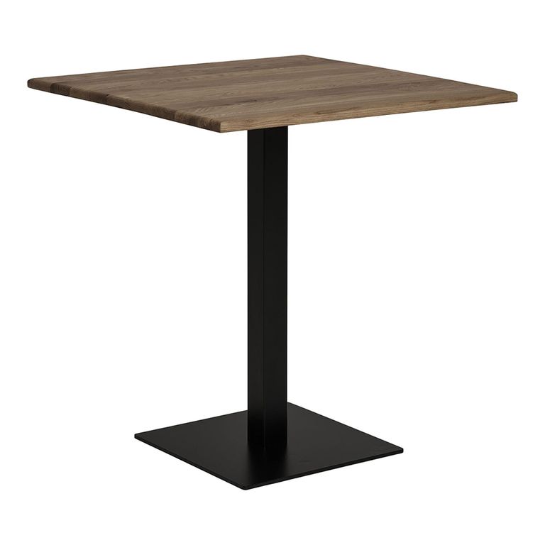 Lignano Cafe Table - Square - Oak - Smoked