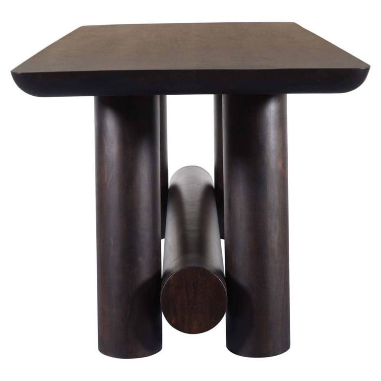 Menara Bar Counter Table - Brown - Acacia Wood
