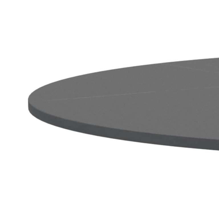 Malta Bar Table - Round - Black Ceramic