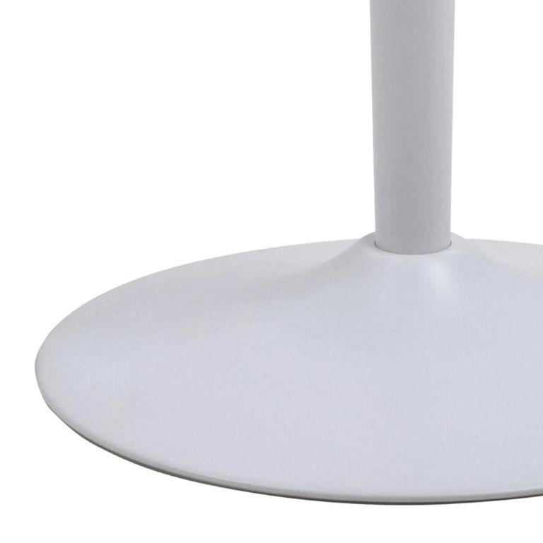Malta Bar Table - Round - White Ceramic