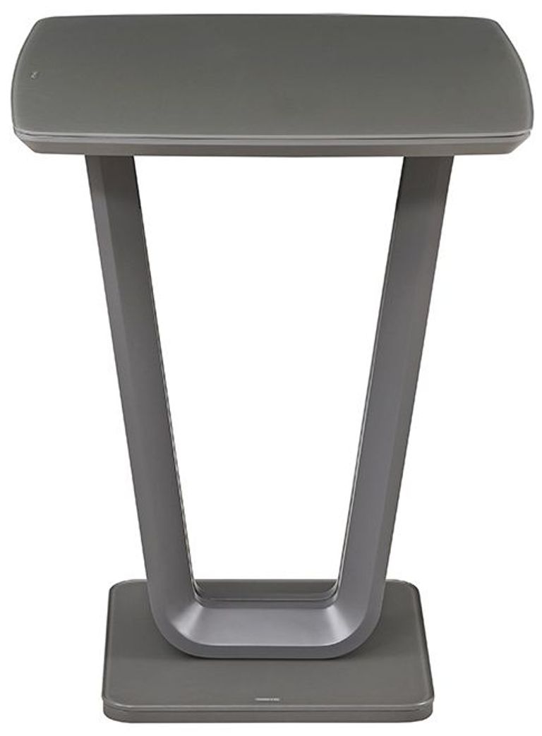 Lazzaro Bar Table - Graphite Grey Matt