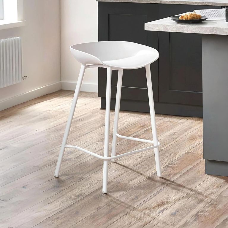 Renzo Barstool - Set of 2 - White