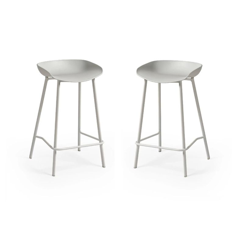 Renzo Barstool - Set of 2 - Grey