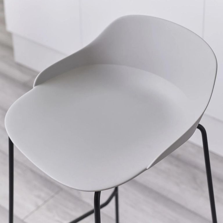 Rocco Barstool - Set of 2 - Light Grey