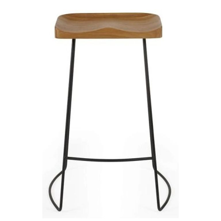 Travis Barstool - Set of 2 - Brown