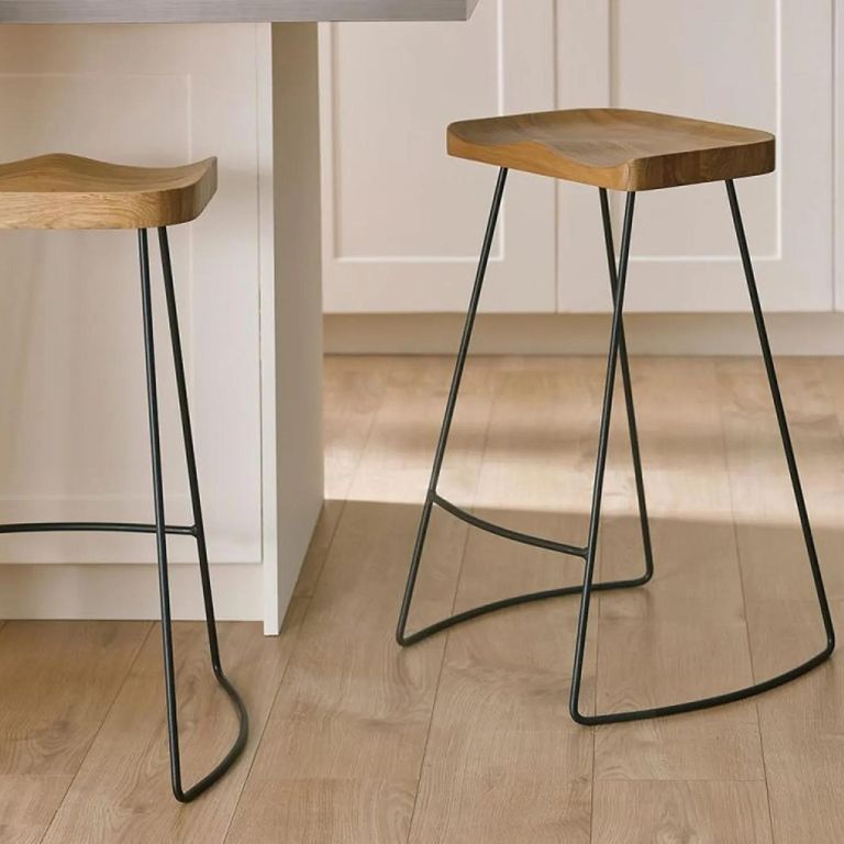 Travis Barstool - Set of 2 - Brown