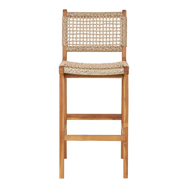 Derby Counter Chair - Teak Wood - Natural
