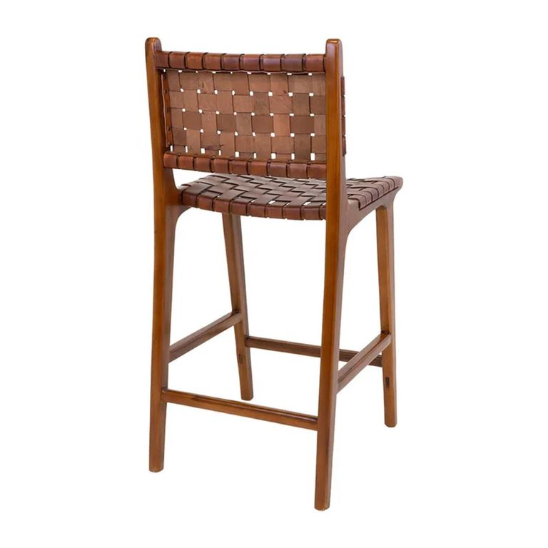 Clearance - Perugia Counter Chair - Brown Leather - FSS16541