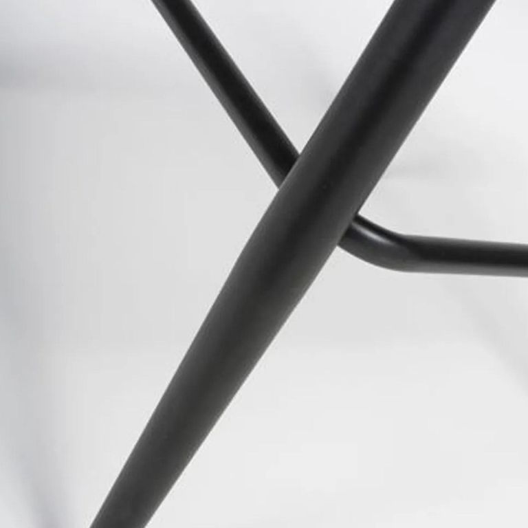 Malmo Barstool with Back - Set of 2 - Grey Fabric
