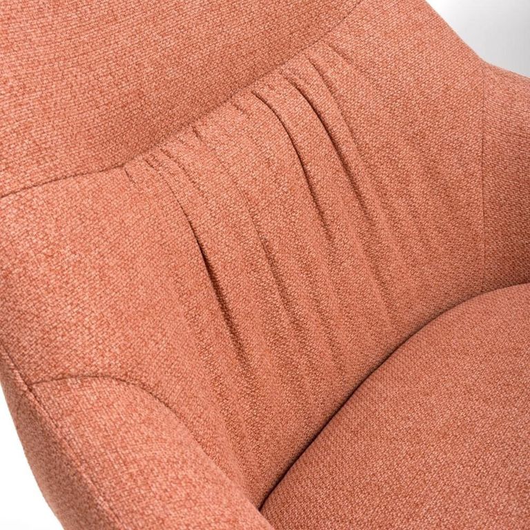 Boden Counter Chair - Set of 2 - Brick Red Fabric