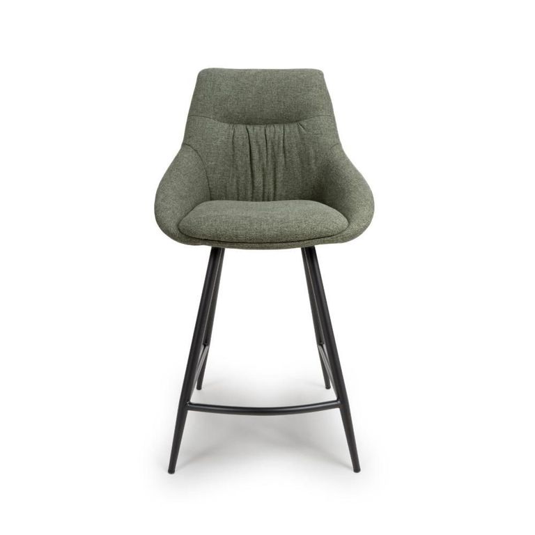 Boden Counter Chair - Set of 2 - Green Fabric
