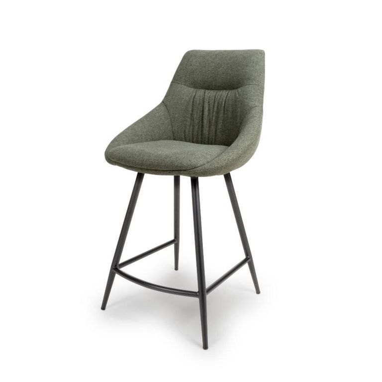 Boden Counter Chair - Set of 2 - Green Fabric