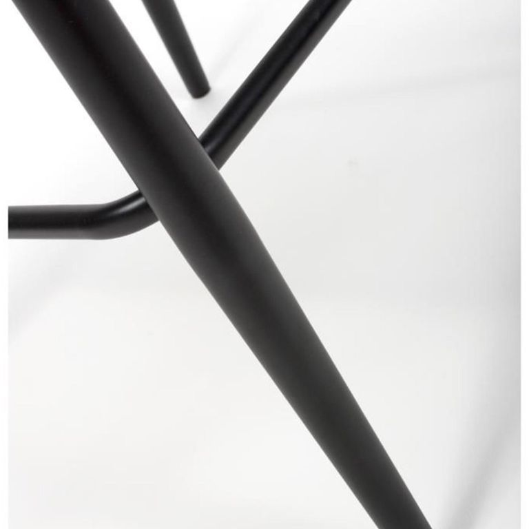Charlie Barstool with Back - Set of 2 - Grey Faux Leather